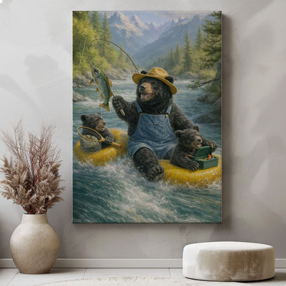 Bear River Adventure Canvas Wall Art