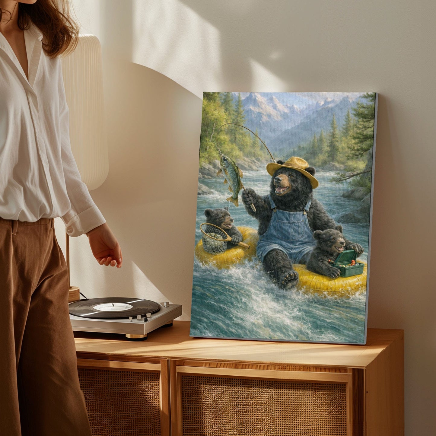 Bear River Adventure Canvas Wall Art