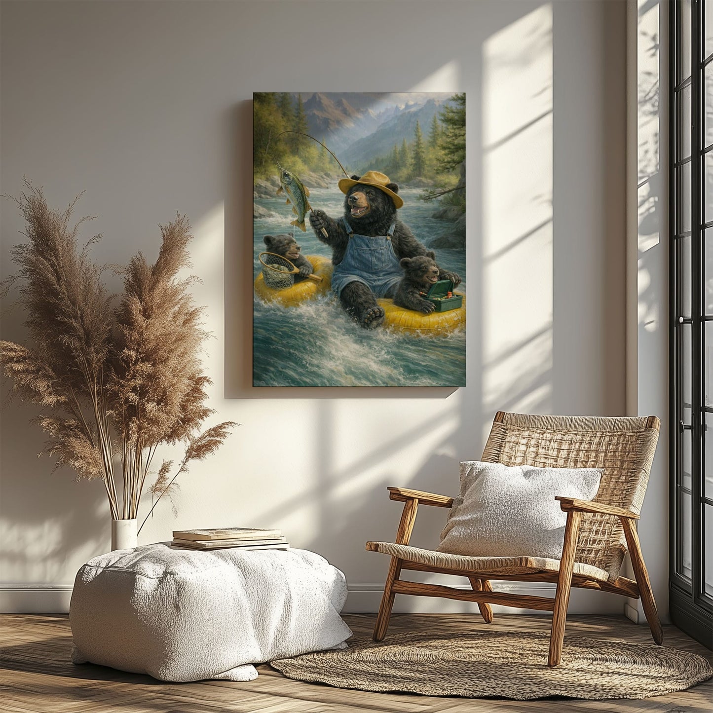 Bear River Adventure Canvas Wall Art
