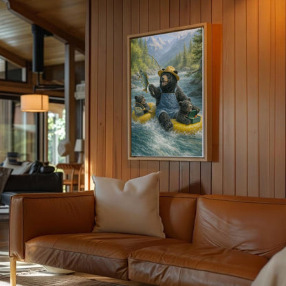 Bear River Adventure Canvas Wall Art