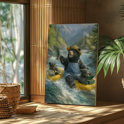 Bear River Adventure Canvas Wall Art