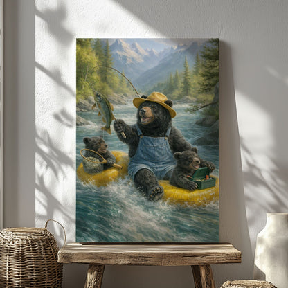 Bear River Adventure Canvas Wall Art