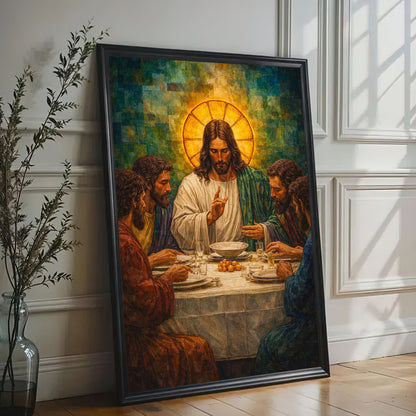 The Last Supper Jesus Christian Canvas Wall Art