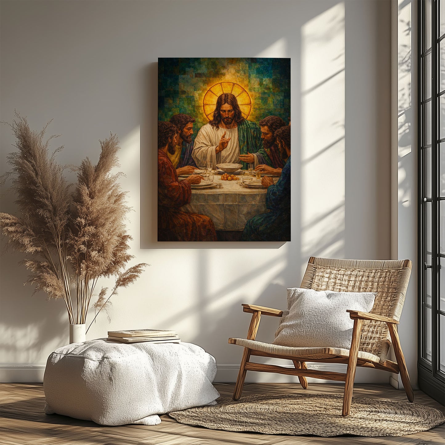 The Last Supper Jesus Christian Canvas Wall Art