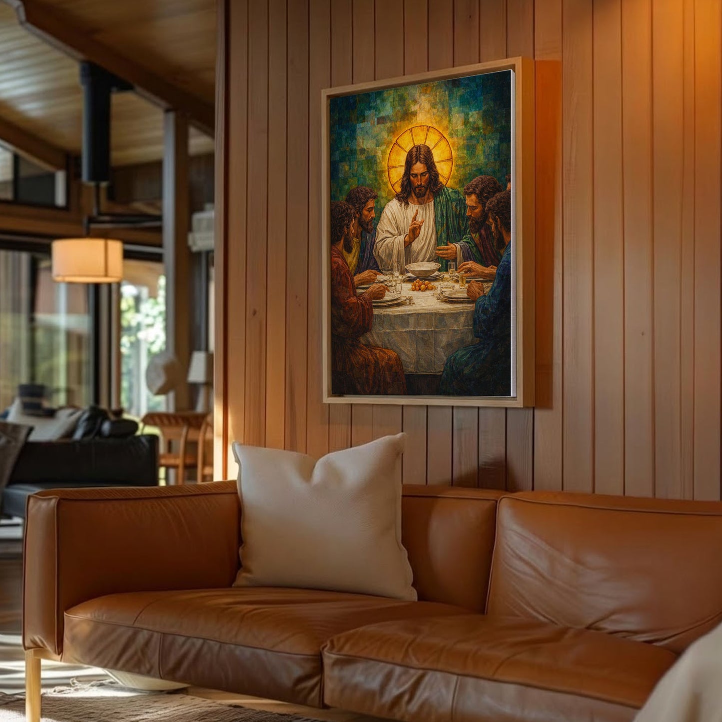 The Last Supper Jesus Christian Canvas Wall Art