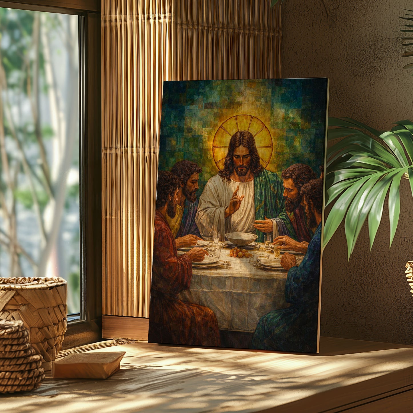 The Last Supper Jesus Christian Canvas Wall Art
