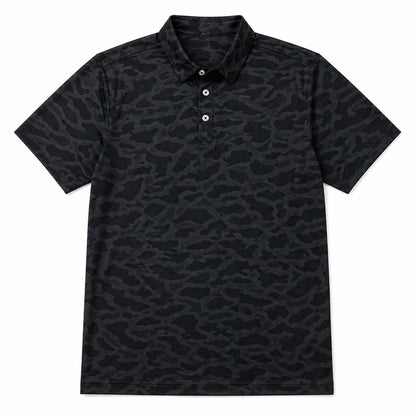 Duck Dark Camouflage Polo Shirt gift for Hunter