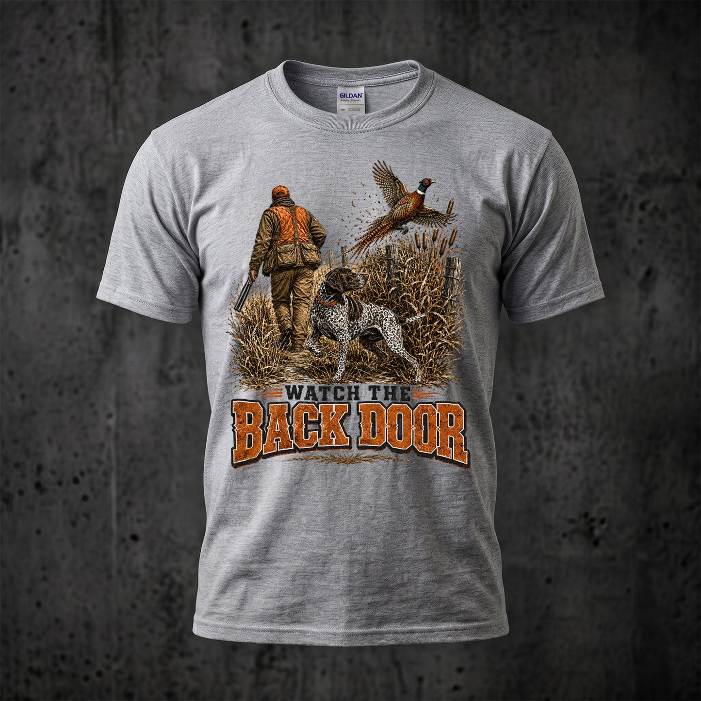 Upland Pheasant Hunting - Outdoor Cotton T-Shirt PHCT1034