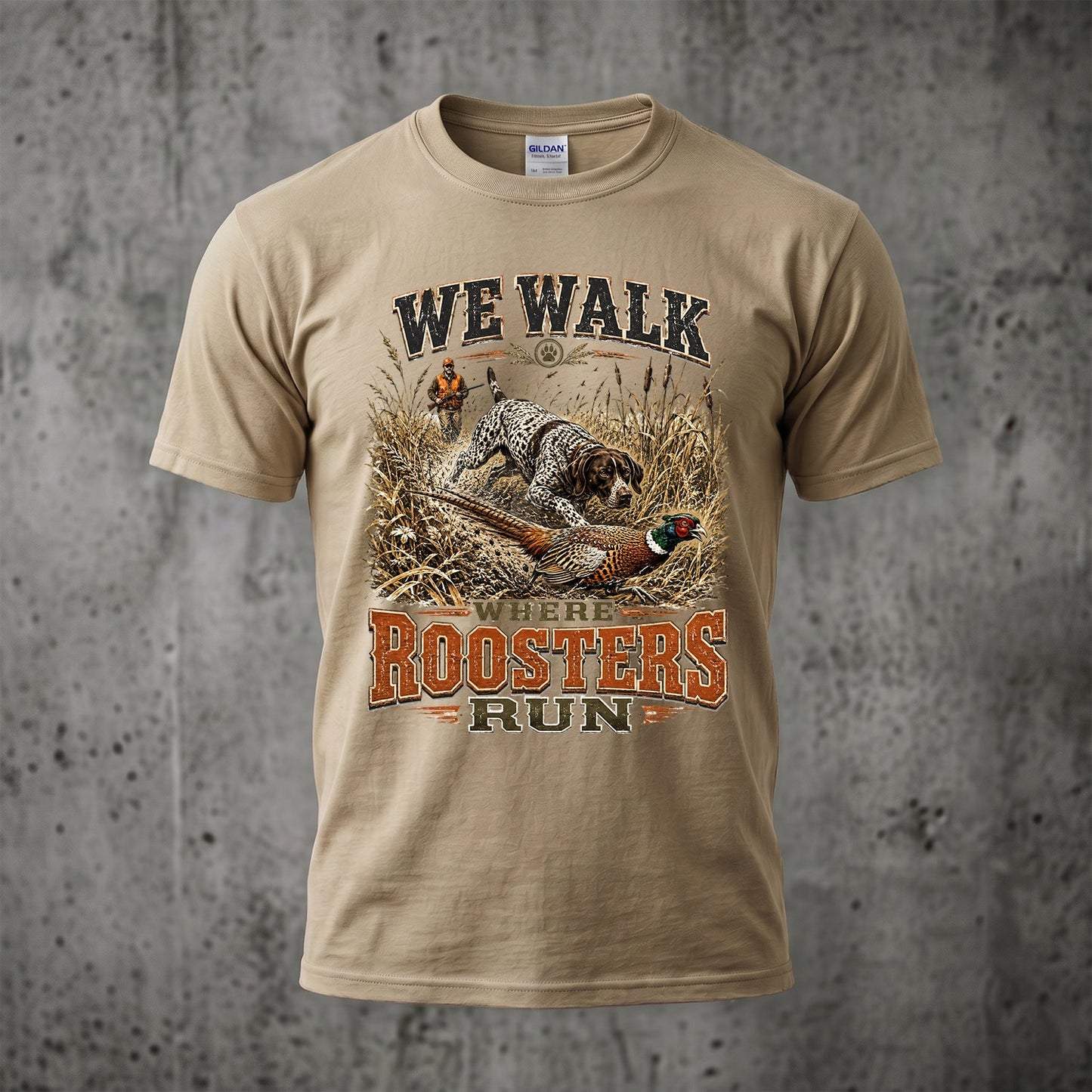 Upland Pheasant Hunting - Outdoor Cotton T-Shirt PHCT1029