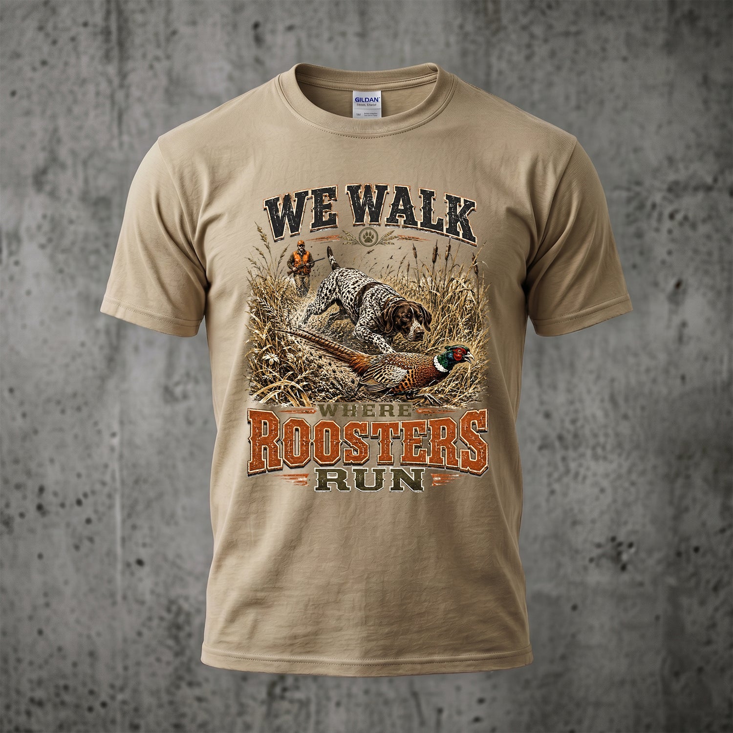 Upland Pheasant Hunting - Outdoor Cotton T-Shirt PHCT1029