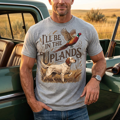 Upland Pheasant Hunting - Outdoor Cotton T-Shirt PHCT1003