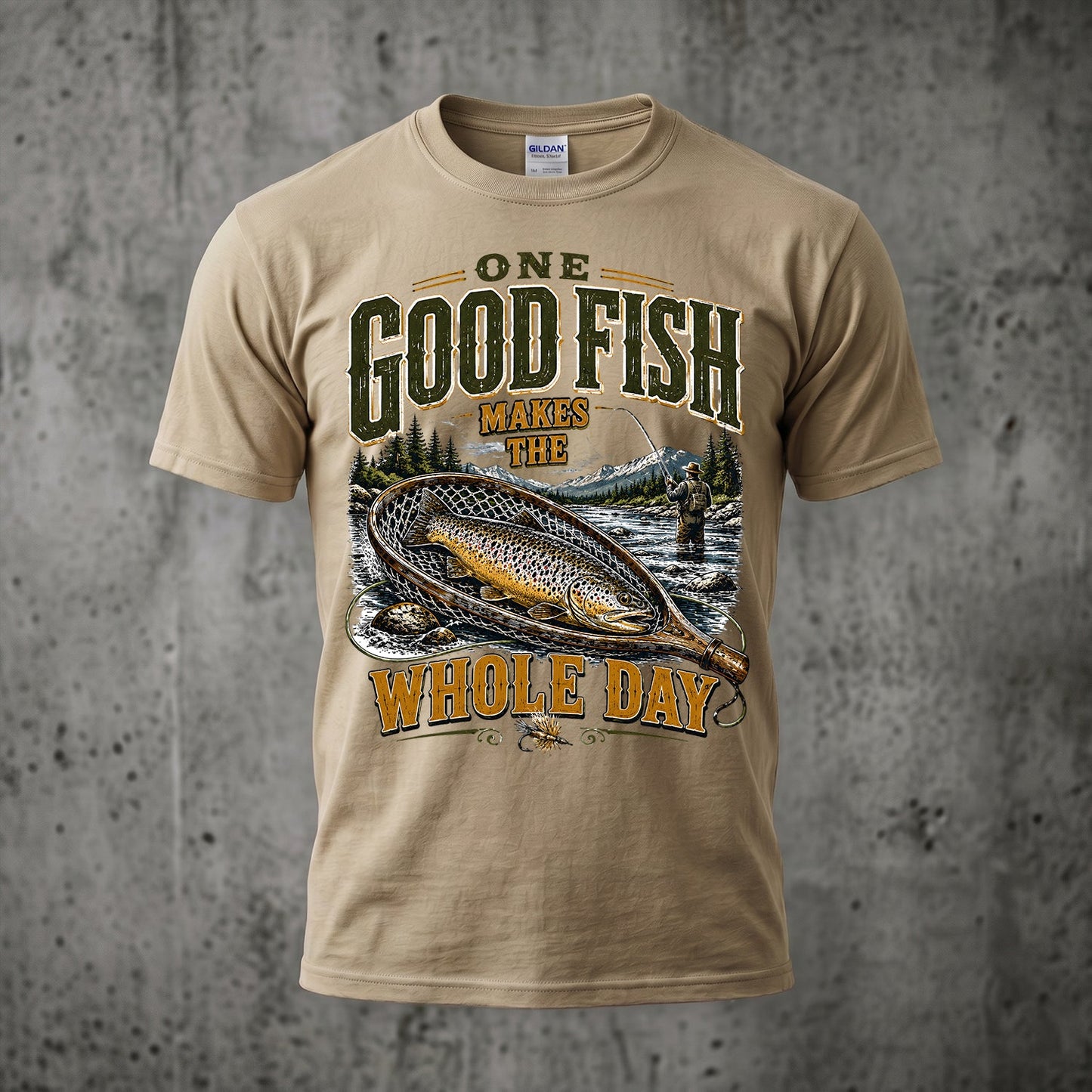 Fly Fishing - Outdoor Cotton T-Shirt FFCT1003