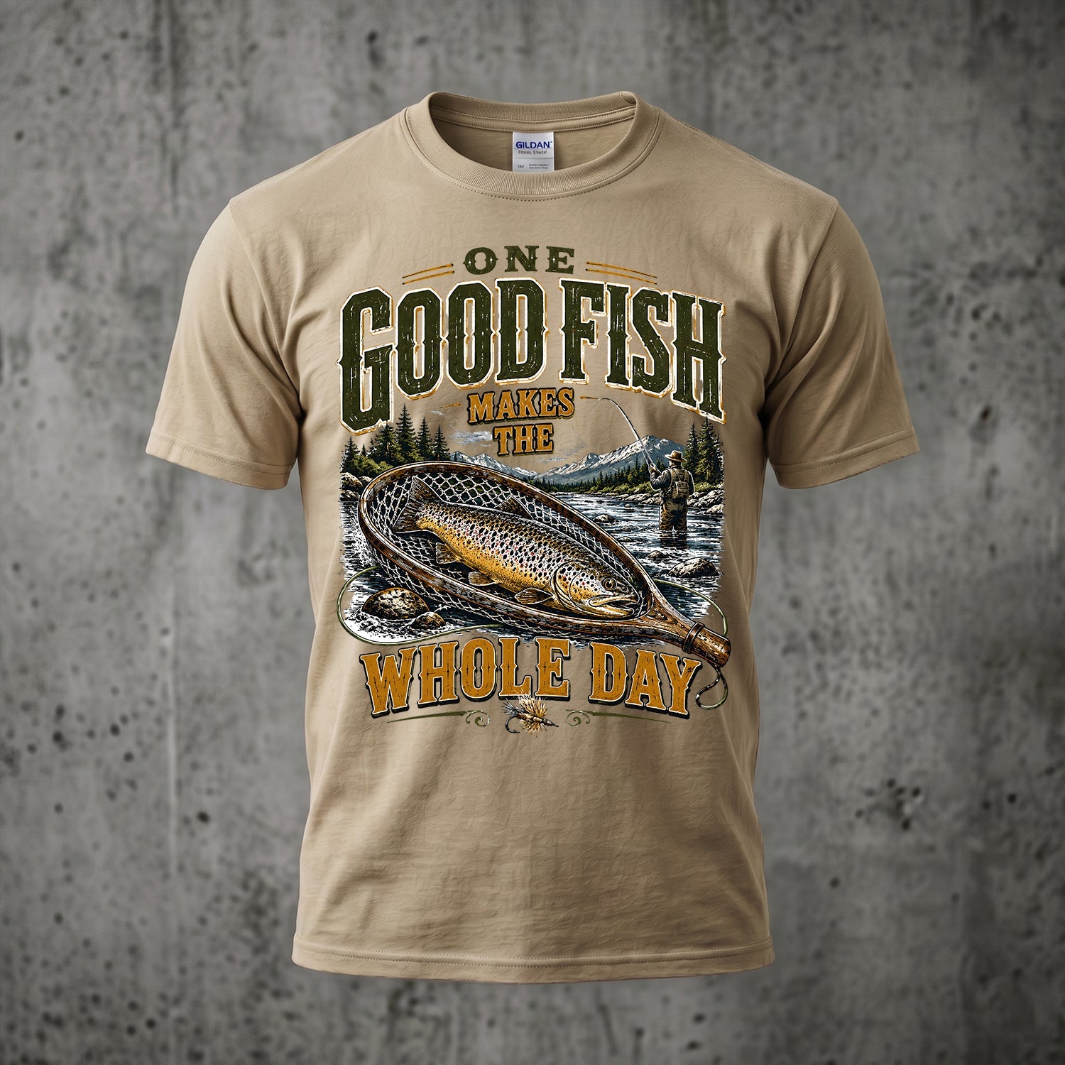 Fly Fishing - Outdoor Cotton T-Shirt FFCT1003