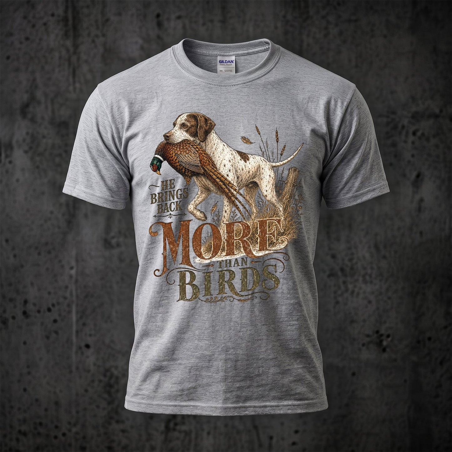 Upland Pheasant Hunting - Outdoor Cotton T-Shirt PHCT1018