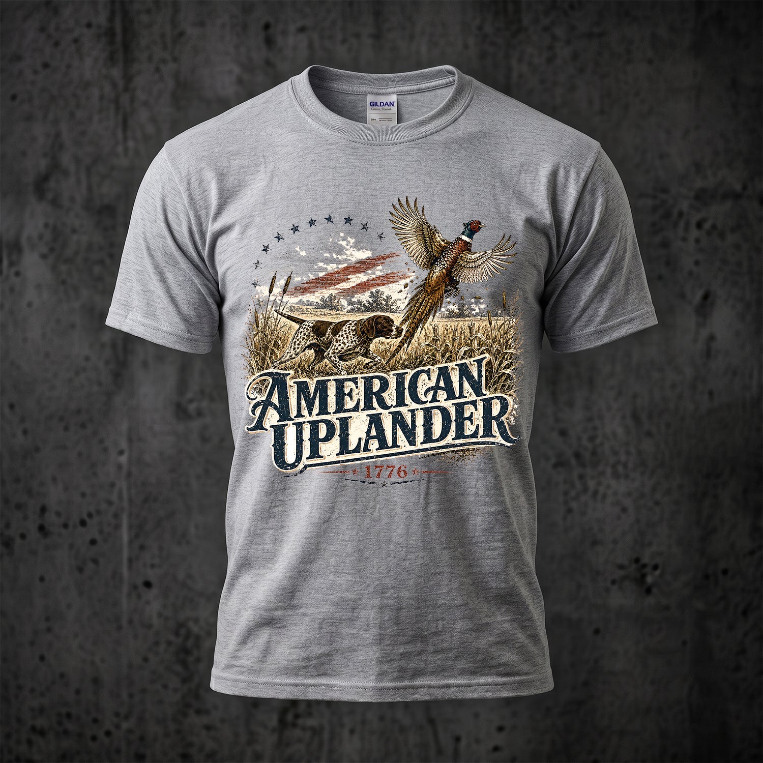 Upland Pheasant Hunting - Outdoor Cotton T-Shirt PHCT1011