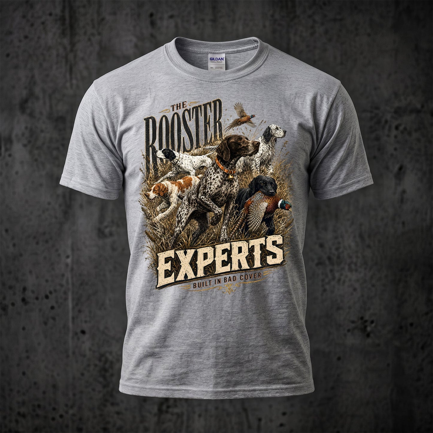 Upland Pheasant Hunting - Outdoor Cotton T-Shirt PHCT1049