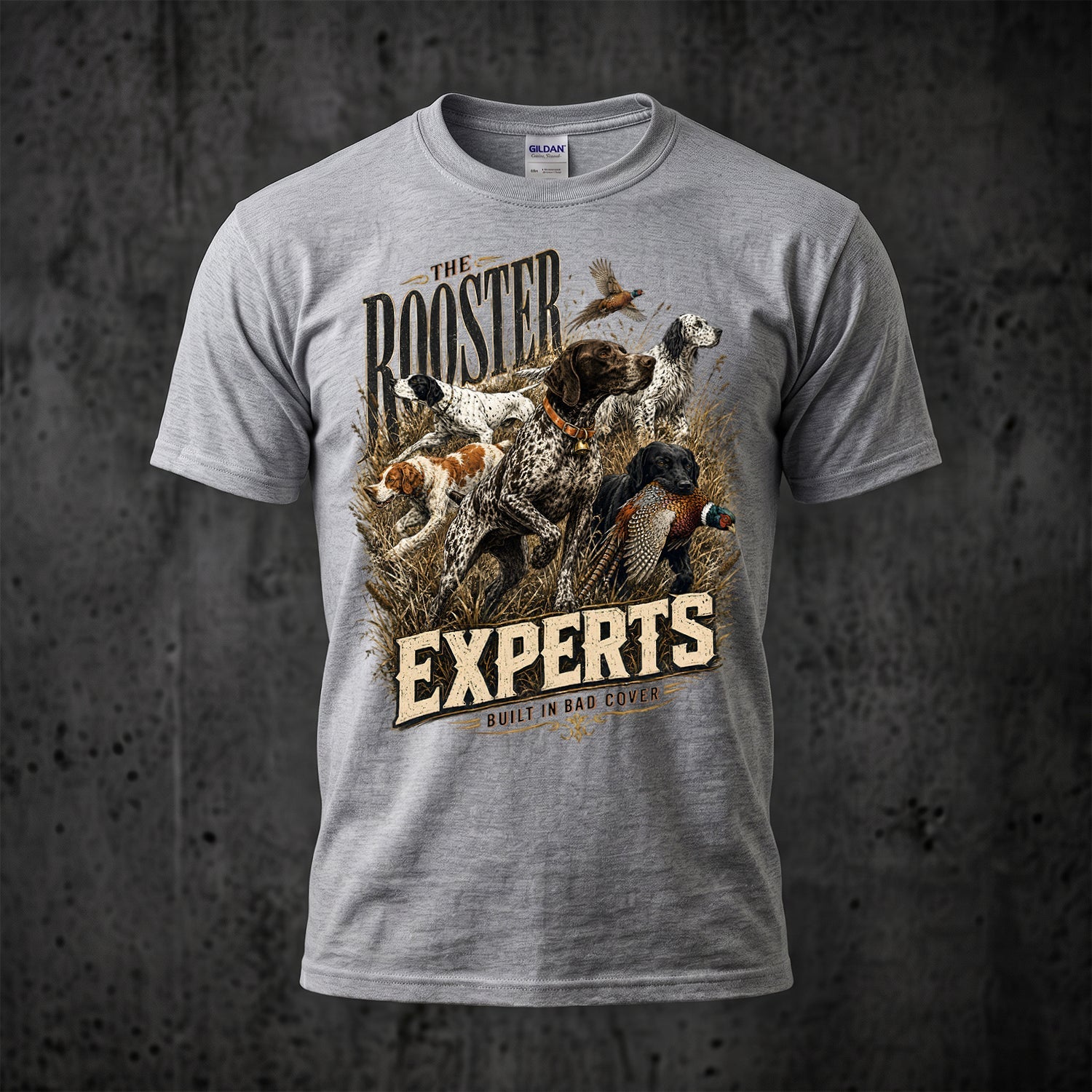 Upland Pheasant Hunting - Outdoor Cotton T-Shirt PHCT1049