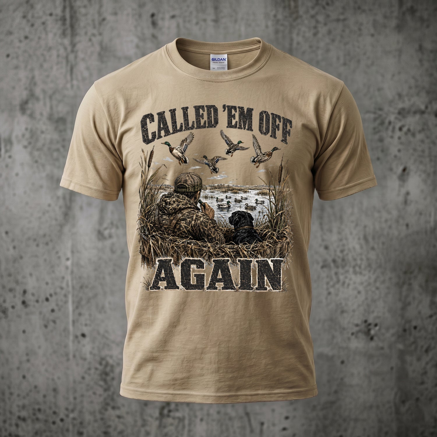 Duck Hunting - Outdoor Cotton T-Shirt DUCT1006