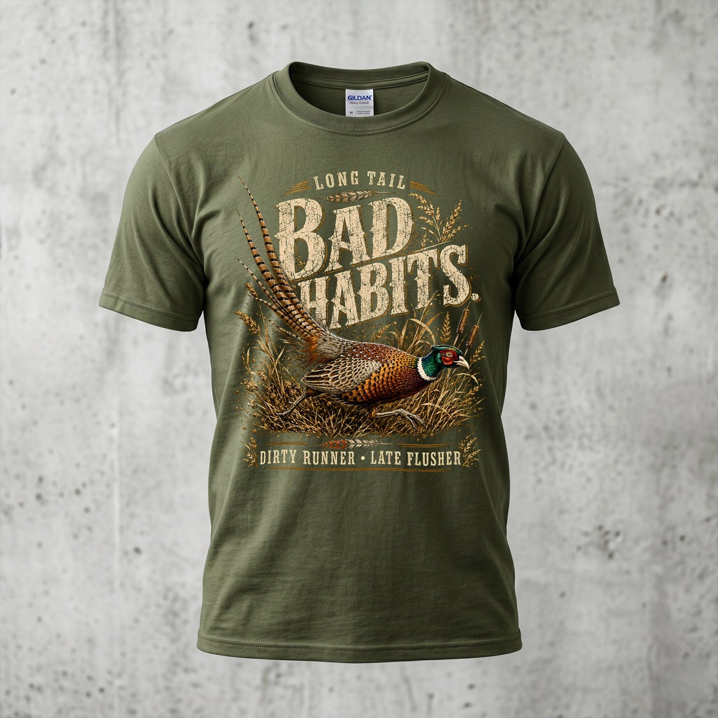 Upland Pheasant Hunting - Outdoor Cotton T-Shirt PHCT1055