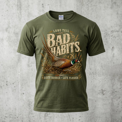 Upland Pheasant Hunting - Outdoor Cotton T-Shirt PHCT1055