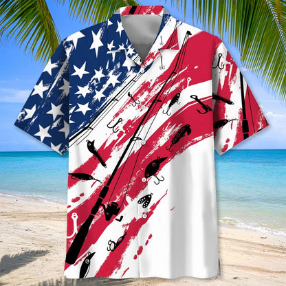 Patriot Fisher Hawaiian Shirt