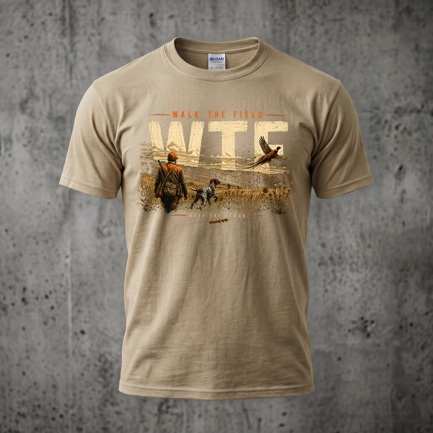 Upland Pheasant Hunting - Outdoor Cotton T-Shirt PHCT1059