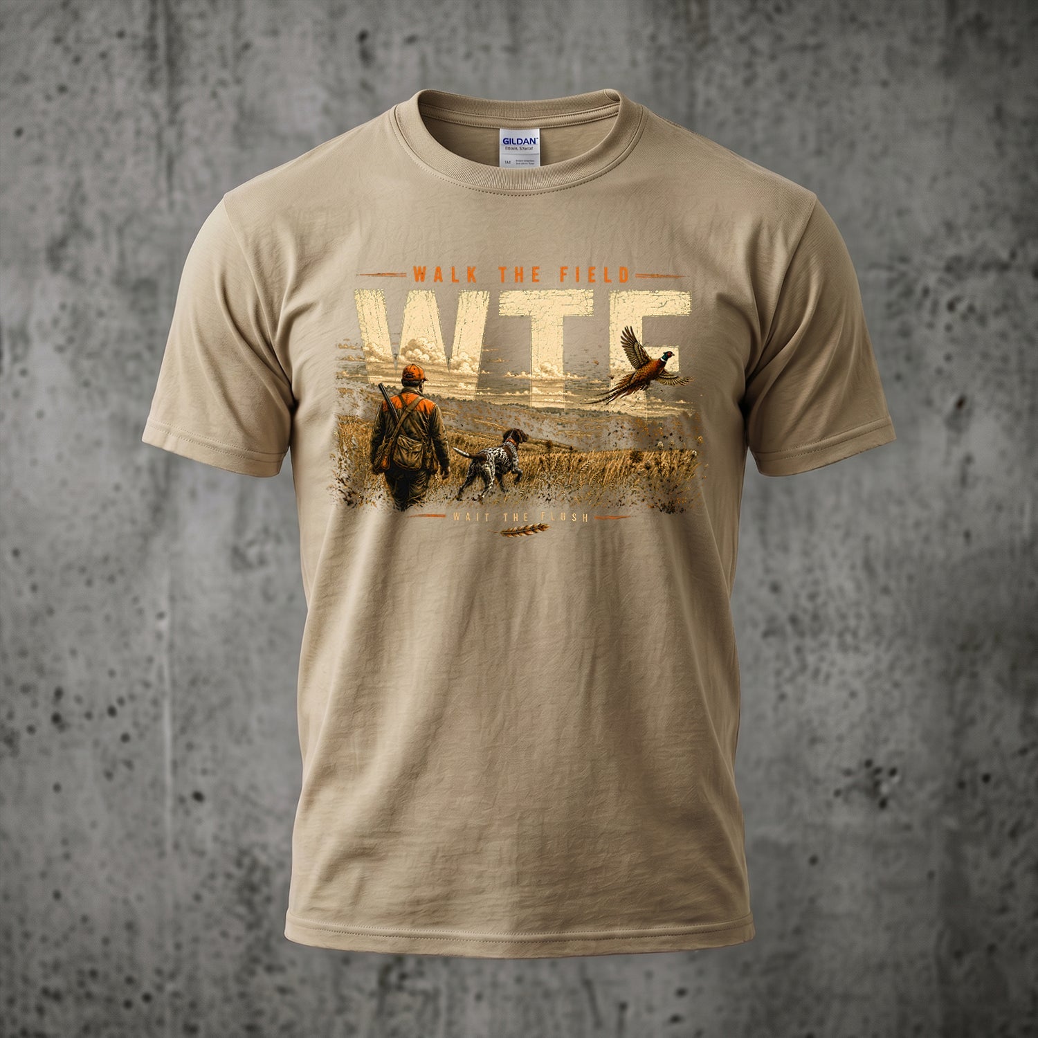 Upland Pheasant Hunting - Outdoor Cotton T-Shirt PHCT1059
