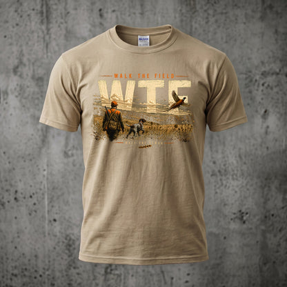 Upland Pheasant Hunting - Outdoor Cotton T-Shirt PHCT1059