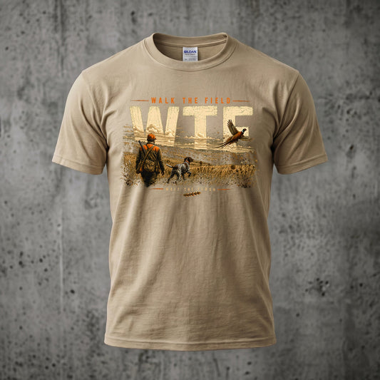 Upland Pheasant Hunting - Outdoor Cotton T-Shirt PHCT1059