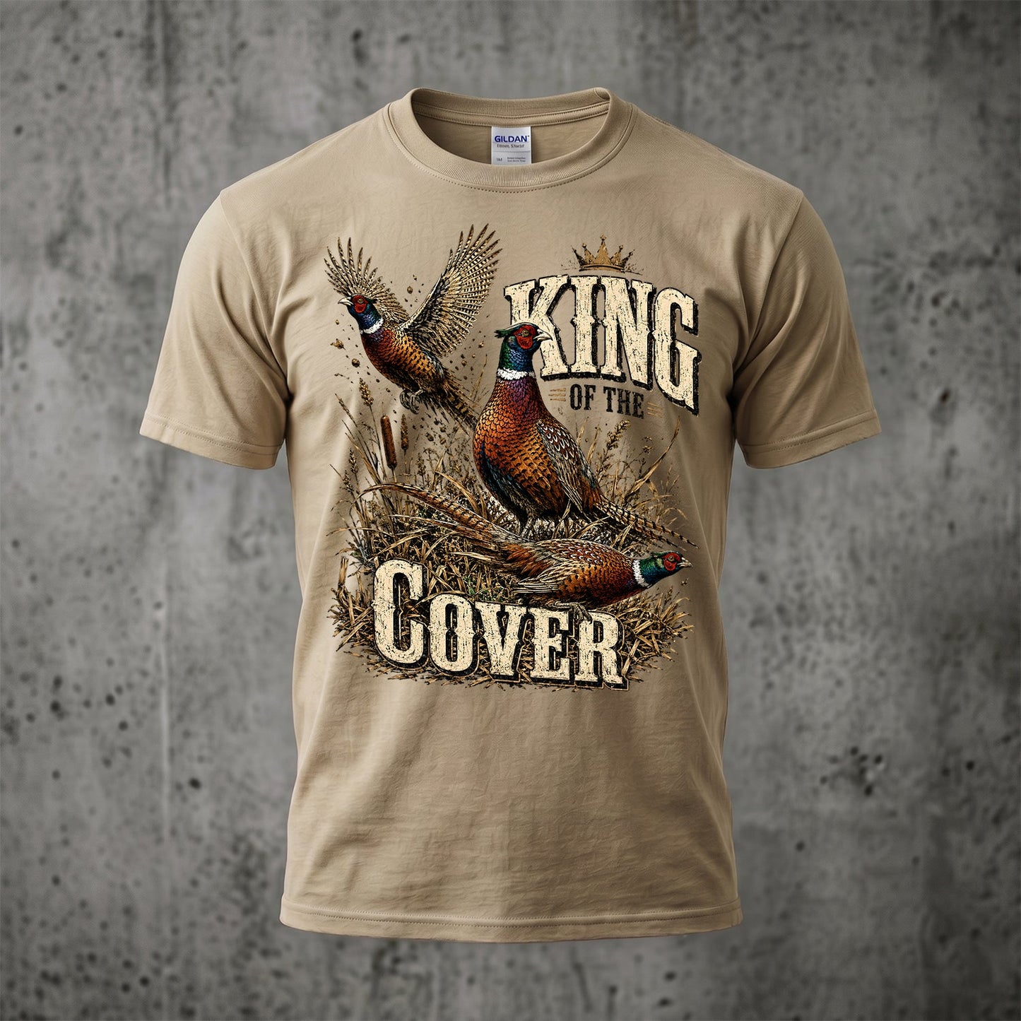 Upland Pheasant Hunting - Outdoor Cotton T-Shirt PHCT1025