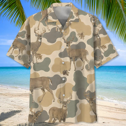 Deer Camouflage Hawaiian Shirt DVC2410