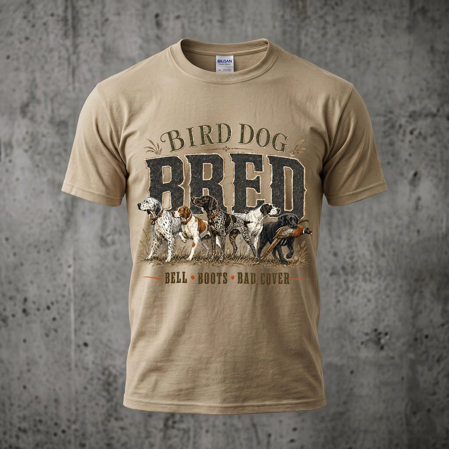 Upland Pheasant Hunting - Outdoor Cotton T-Shirt PHCT1040