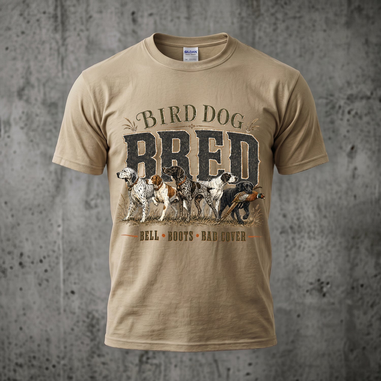Upland Pheasant Hunting - Outdoor Cotton T-Shirt PHCT1040