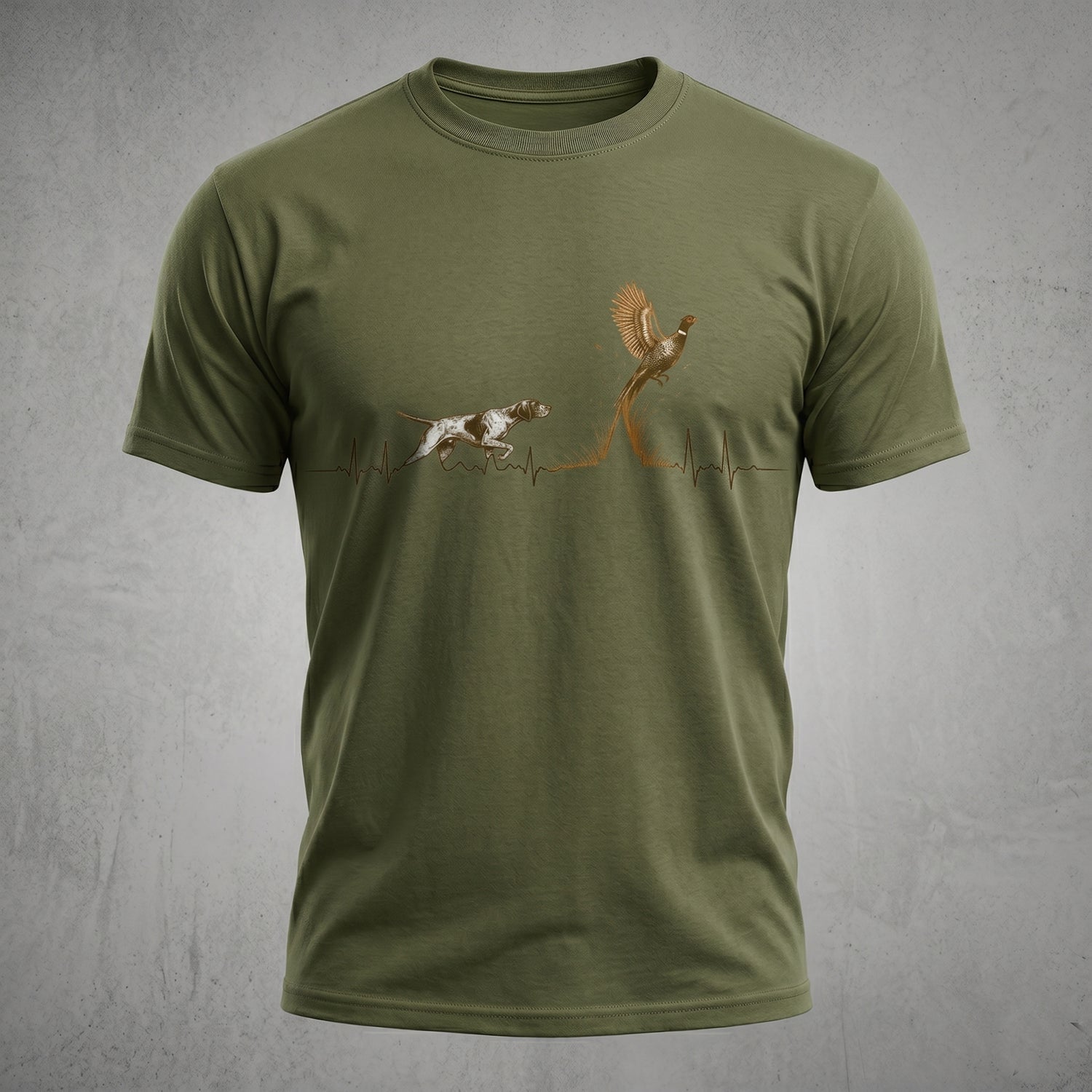 Upland Pheasant Hunting - Outdoor Cotton T-Shirt PHCT1006