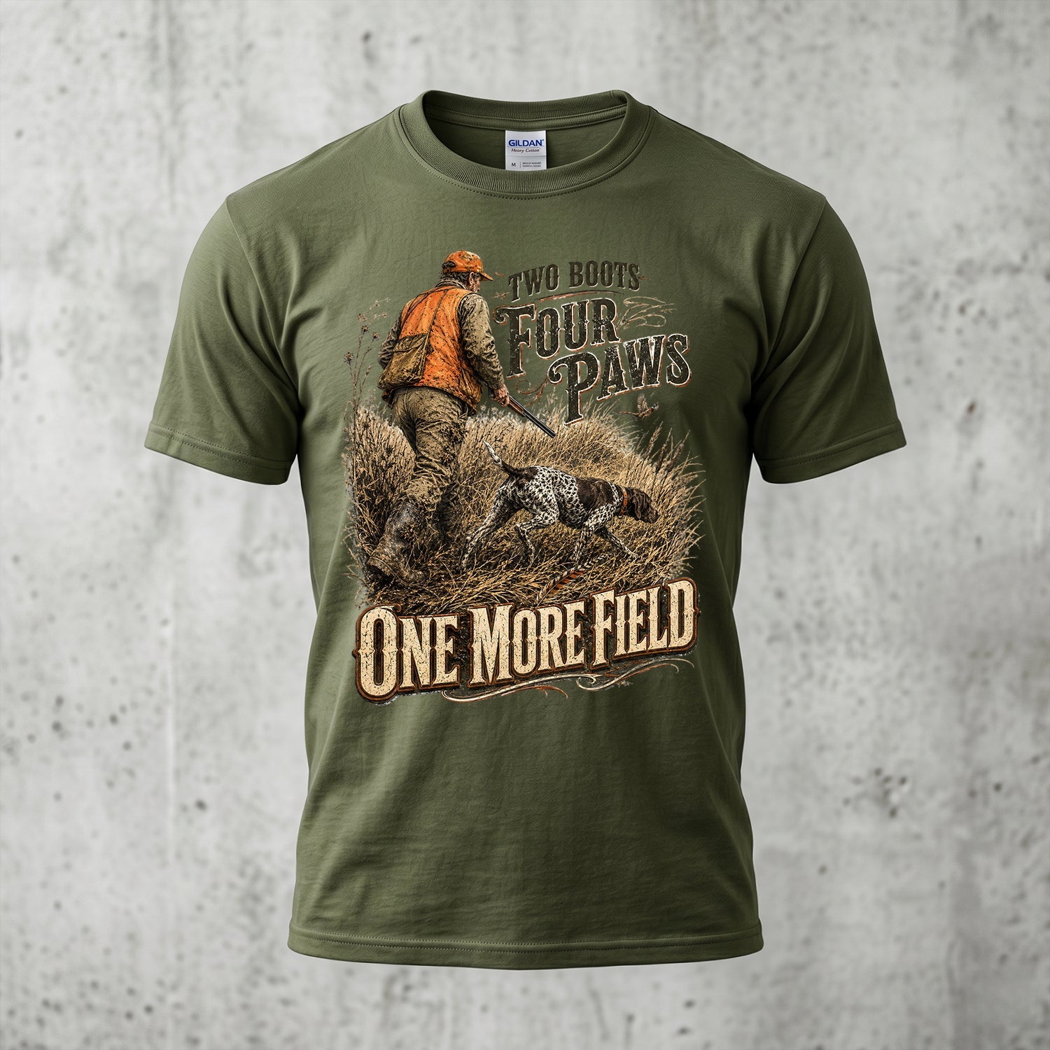 Upland Pheasant Hunting - Outdoor Cotton T-Shirt PHCT1028