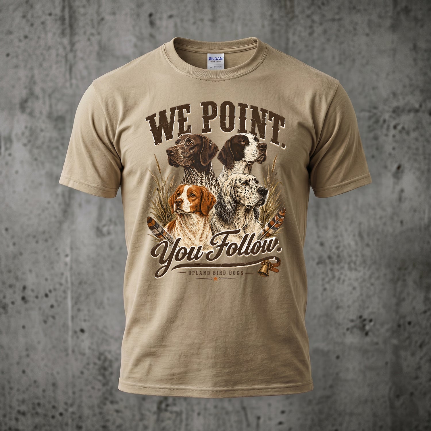 Upland Pheasant Hunting - Outdoor Cotton T-Shirt PHCT1062
