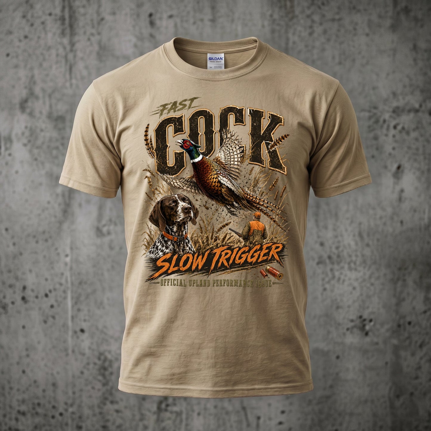 Upland Pheasant Hunting - Outdoor Cotton T-Shirt PHCT1058