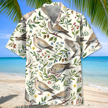 Wild Dove olive Hawaiian Shirt DVC0011