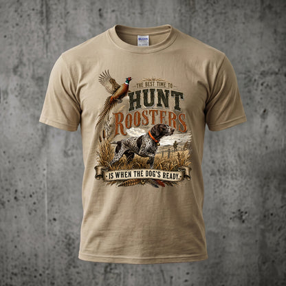 Upland Pheasant Hunting - Outdoor Cotton T-Shirt PHCT1053