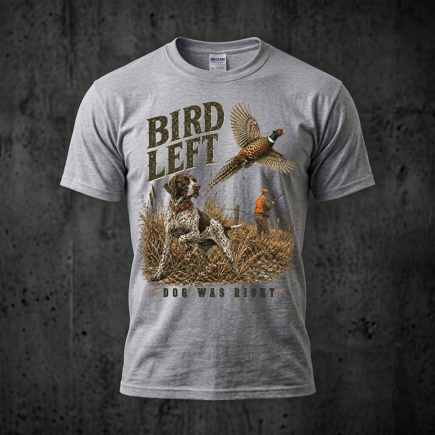 Upland Pheasant Hunting - Outdoor Cotton T-Shirt PHCT1017