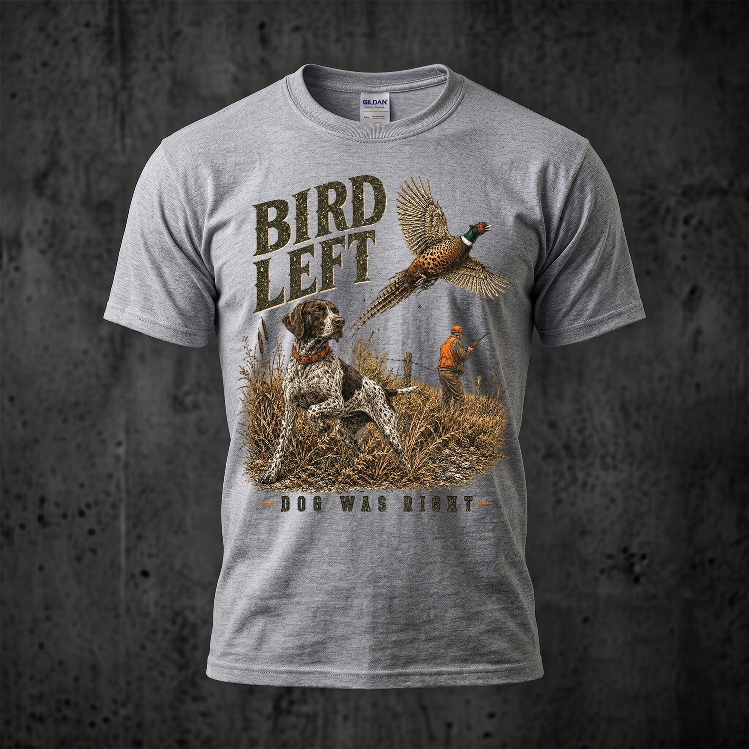 Upland Pheasant Hunting - Outdoor Cotton T-Shirt PHCT1017