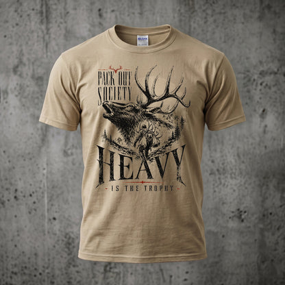 Elk Hunting - Outdoor Cotton T-Shirt EHCT1001