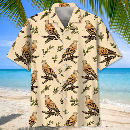 Wild Dove Pattern Hawaiian Shirt DVC2409