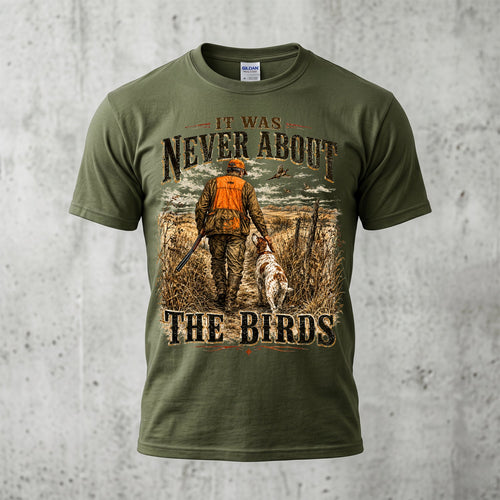 Upland Pheasant Hunting - Outdoor Cotton T-Shirt PHCT1033