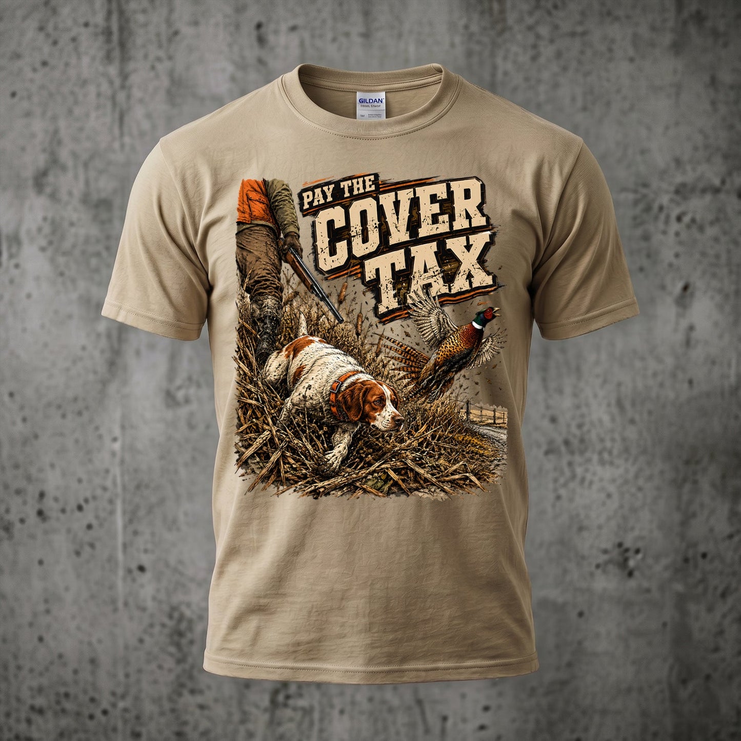 Upland Pheasant Hunting - Outdoor Cotton T-Shirt PHCT1038