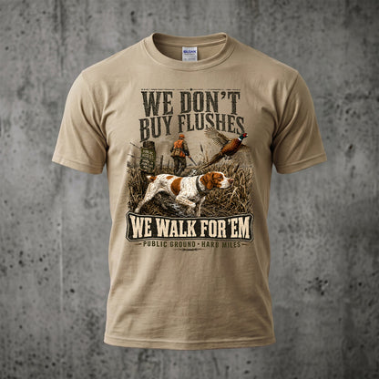 Upland Pheasant Hunting - Outdoor Cotton T-Shirt PHCT1050