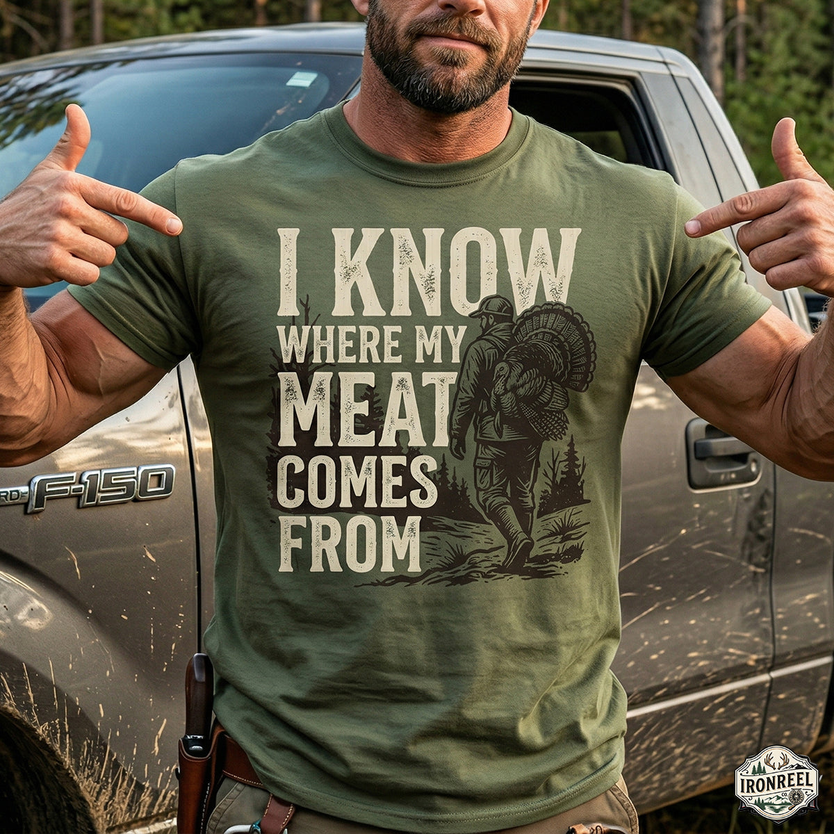 Turkey Hunting - Outdoor Cotton T-Shirt THCT1003