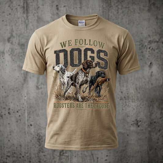 Upland Pheasant Hunting - Outdoor Cotton T-Shirt PHCT1041