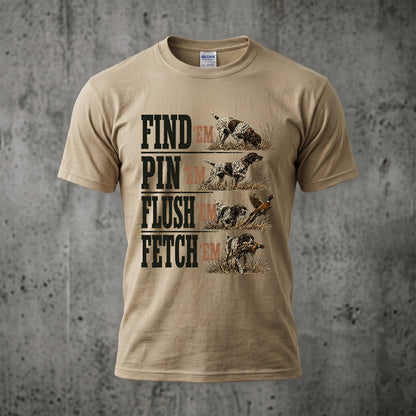 Upland Pheasant Hunting - Outdoor Cotton T-Shirt PHCT1013