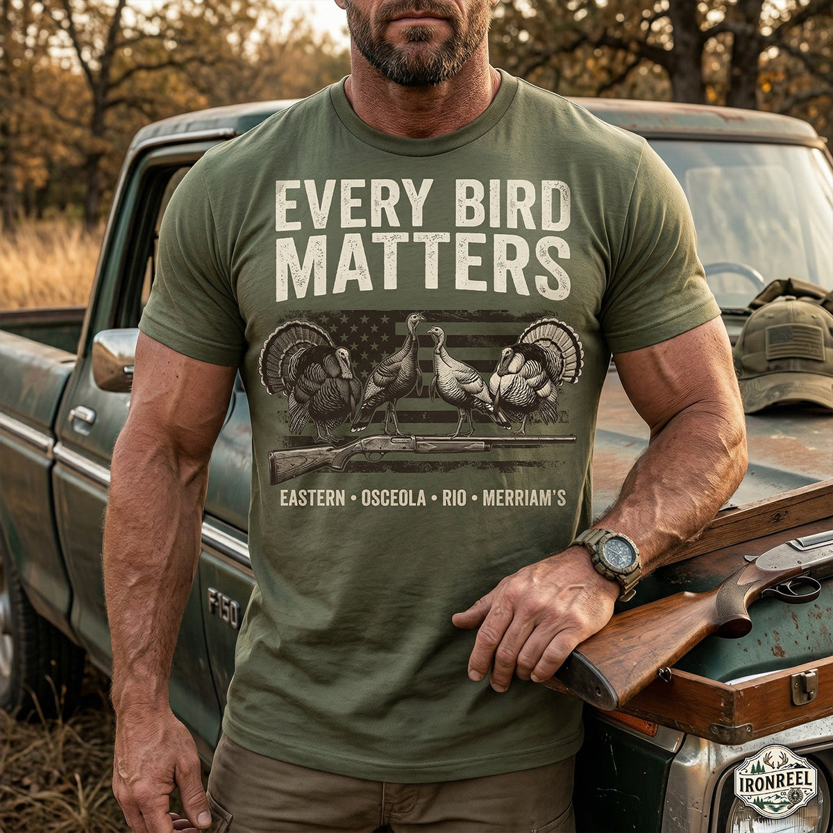 Turkey Hunting - Outdoor Cotton T-Shirt THCT1006
